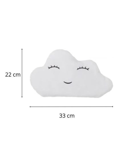 Coussins en Forme de Nuage Pour Enfants - Dimensions : 22 x 33 cm - Disponible en 3 Couleurs