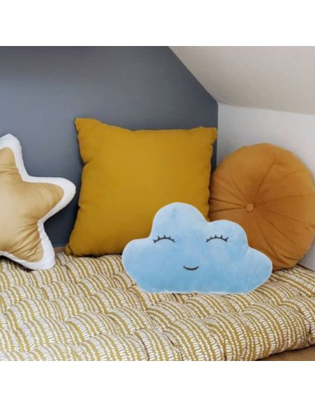 Coussins en Forme de Nuage Pour Enfants - Dimensions : 22 x 33 cm - Disponible en 3 Couleurs