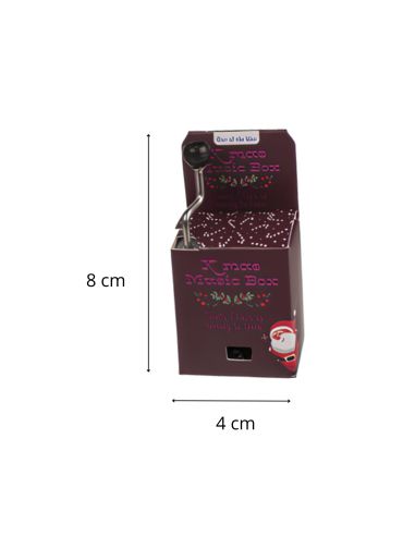 Boîte à Musique de Noël à Manivelle - Disponible en 4 Modèles