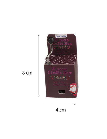 Boîte à Musique de Noël à Manivelle - Disponible en 4 Modèles