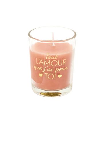 Bougie Bijou Parfumé - Dimensions : 5,5 x 6,5 cm - Disponible en 3 Parfums
