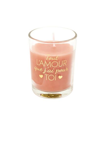 Bougie Bijou Parfumé - Dimensions : 5,5 x 6,5 cm - Disponible en 3 Parfums