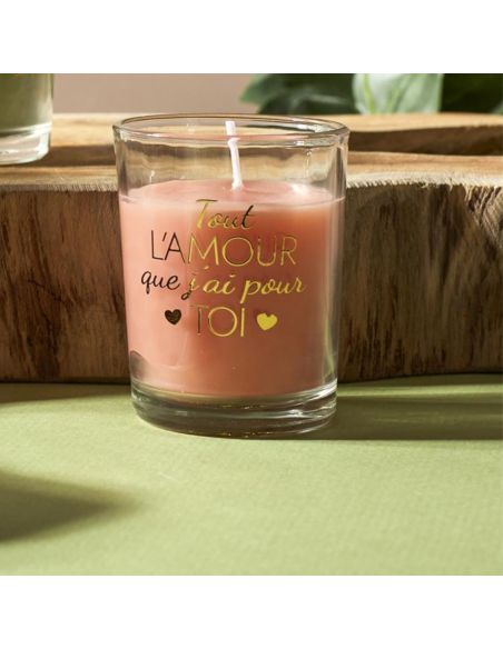 Bougie Bijou Parfumé - Dimensions : 5,5 x 6,5 cm - Disponible en 3 Parfums