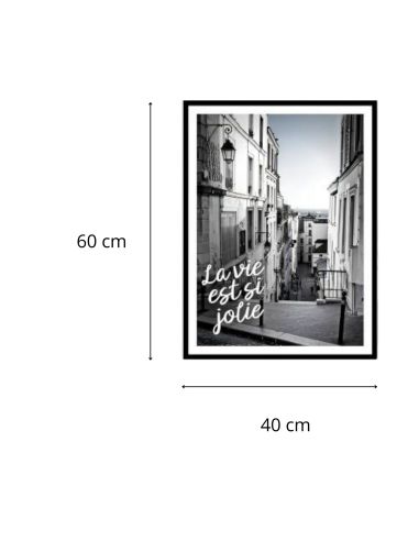 Photographie sur Toile Scène ville 1 - Dimensions : 60 x 40 cm