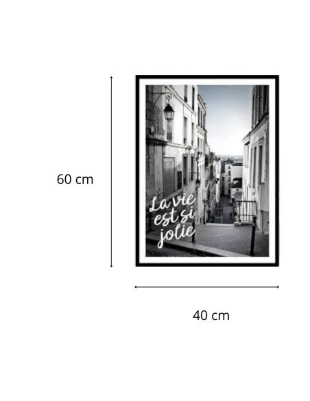 Photographie sur Toile Scène ville 1 - Dimensions : 60 x 40 cm