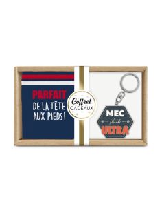 Coffret Chaussettes et Porte-clé " Mec plus Ultra" 2
