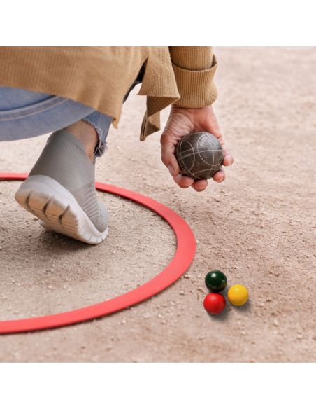 Lot de 3 Cochonnets Pétanque - Couleurs : Rouge, Jaune, Noir