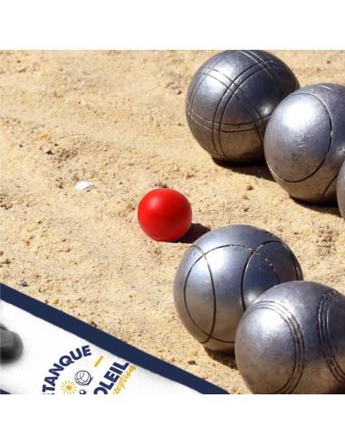 Lot de 3 Cochonnets Pétanque - Couleurs : Rouge, Jaune, Noir