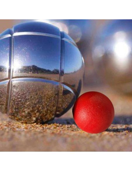 Lot de 3 Cochonnets Pétanque - Couleurs : Rouge, Jaune, Noir