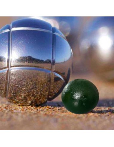 Lot de 3 Cochonnets Pétanque - Couleurs : Rouge, Jaune, Noir