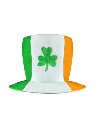 Chapeau Saint Patrick Irlandais - Dimensions : 31,5 x 23 x 22 cm