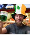 Chapeau Saint Patrick Irlandais - Dimensions : 31,5 x 23 x 22 cm
