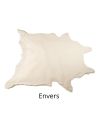 Tapis Imitation Fourrure "effet Peau de Bête " Blanc : L.158 x l. 120 x H.2 cm