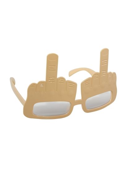 Lunettes Doigt D'honneur - Couleur : Beige