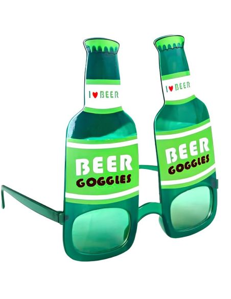 Lunettes Bouteilles de Bière - Taille unique