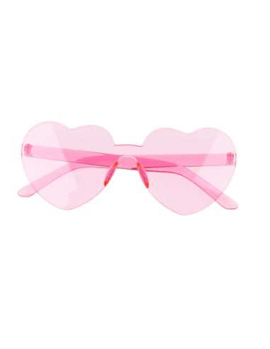 Lunettes en Forme de Coeur Saint Valentin - Couleurs Disponibles : Rose ou Rouge