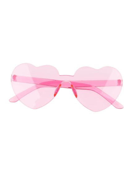 Lunettes en Forme de Coeur Saint Valentin - Couleurs Disponibles : Rose ou Rouge