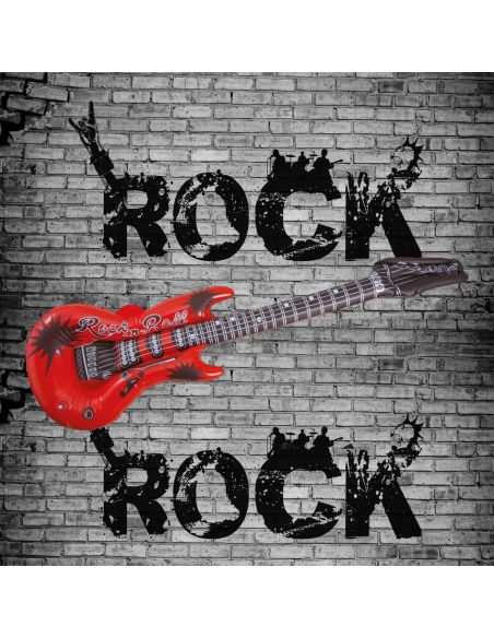 Guitare gonflable Rock 'n' roll - Dimensions : 90 cm