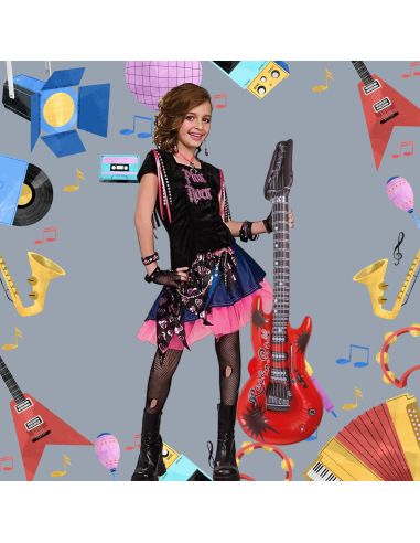 Guitare gonflable Rock 'n' roll - Dimensions : 90 cm