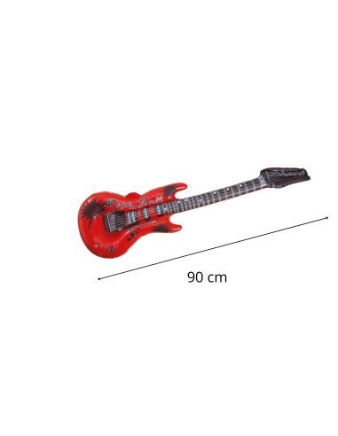Guitare gonflable Rock 'n' roll - Dimensions : 90 cm