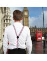 Bretelles Anglaise " UK Party" - Couleurs : Rouge, Blanc et Bleu