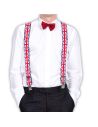 Bretelles Anglaise " UK Party" - Couleurs : Rouge, Blanc et Bleu