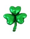 Ballon Métallique Trèfle Saint Patrick - Dimensions : 32 x 40 cm 