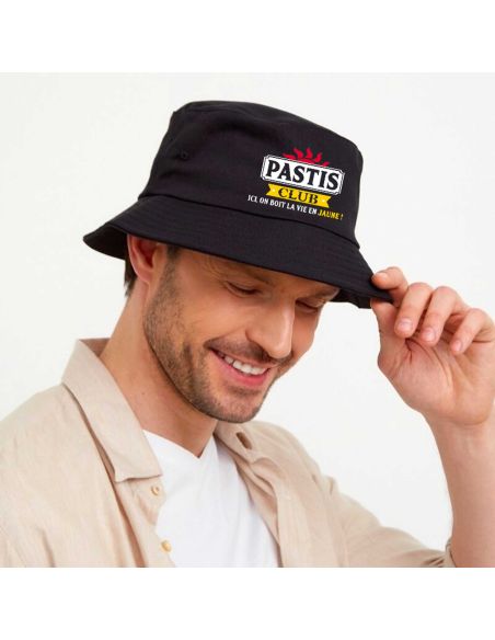 Chapeau bob "Pastis Club "/ Taille : Unique