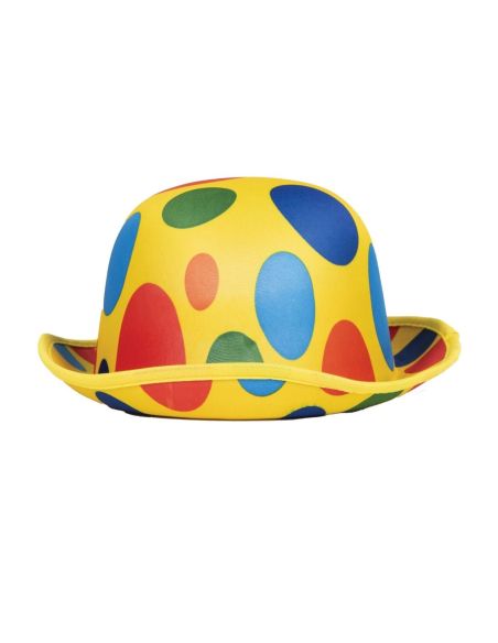 Chapeau Melon de Clown - adulte - Taille : Unique