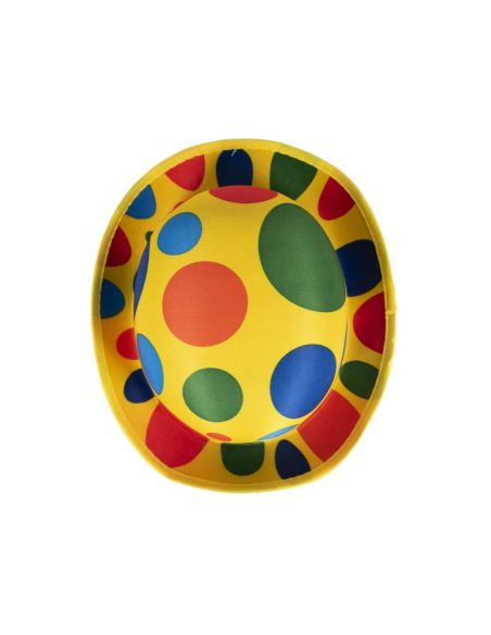 Chapeau Melon de Clown - adulte - Taille : Unique