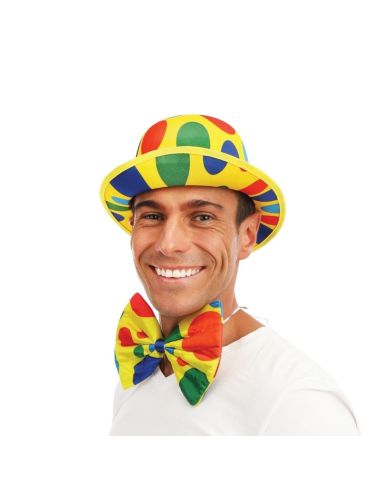Chapeau Melon de Clown - adulte - Taille : Unique
