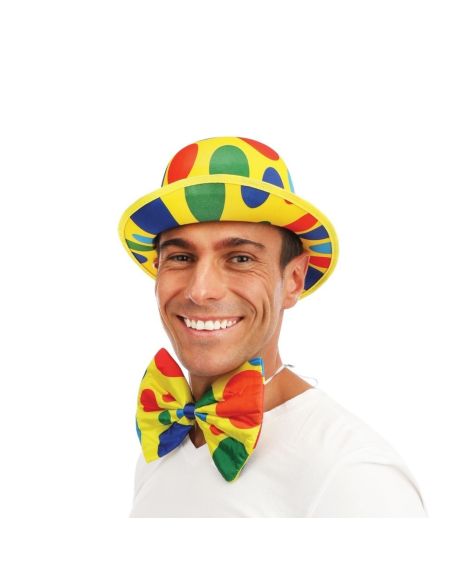 Chapeau Melon de Clown - adulte - Taille : Unique