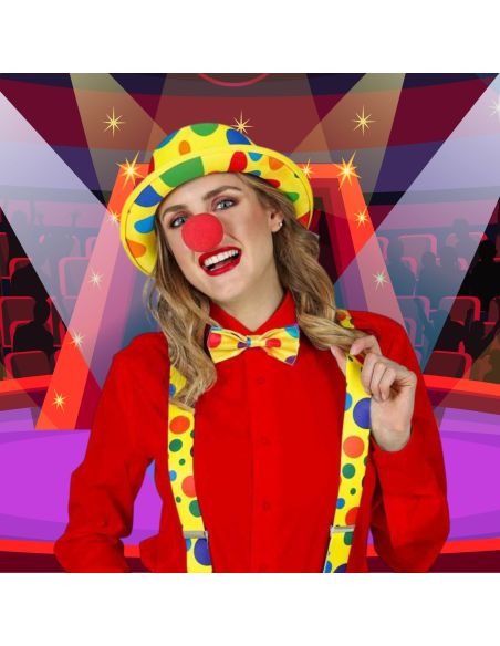 Chapeau Melon de Clown - adulte - Taille : Unique