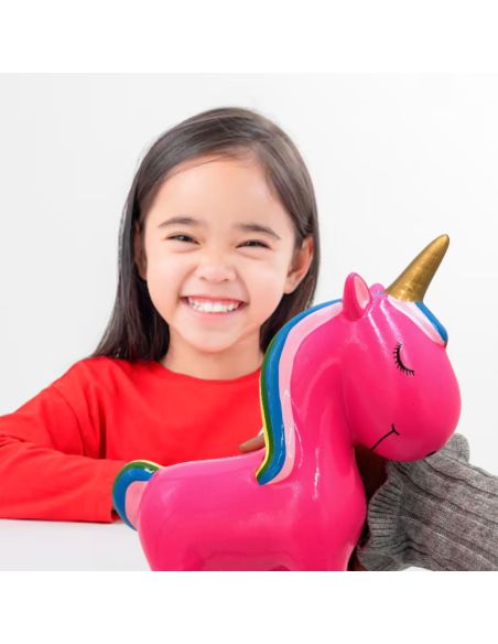 Tirelire Licorne en Céramique - Dimensions : 20 x 7,5 x 16,5 cm - Couleurs Disponibles : Blanc ou Rose