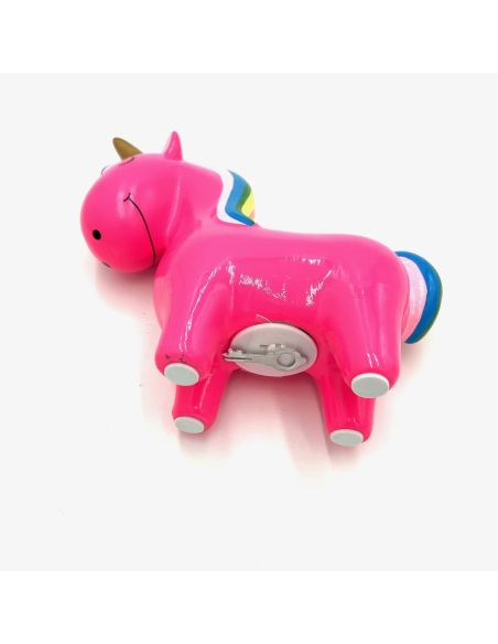 Tirelire Licorne en Céramique - Dimensions : 20 x 7,5 x 16,5 cm - Couleurs Disponibles : Blanc ou Rose