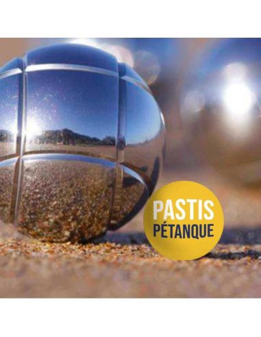 Lot de 3 Cochonnets Pétanque Club - Couleurs : Bleu, Blanc, Jaune