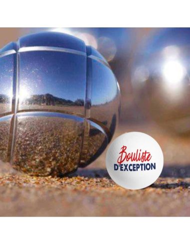 Lot de 3 Cochonnets Pétanque Club - Couleurs : Bleu, Blanc, Jaune