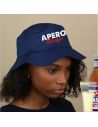 Chapeau Bob "Apéro Pétanque" - Taille Ajustable