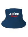 Chapeau Bob "Apéro Pétanque" - Taille Ajustable