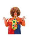Cravate de Clown  Géante - 50 cm - Attache de Cou Réglable