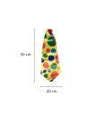 Cravate de Clown  Géante - 50 cm - Attache de Cou Réglable