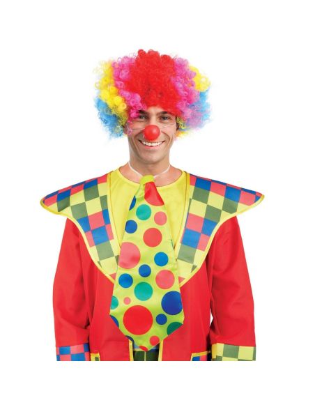 Cravate de Clown  Géante - 50 cm - Attache de Cou Réglable