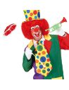 Cravate de Clown  Géante - 50 cm - Attache de Cou Réglable