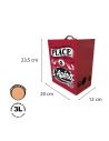 Porte Cubi en Bois "Place à l'Apéro" - Pour un Cubi de 3 Litres