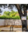 PLAQUE METAL "B.T.P. BIERE TONG PETANQUE