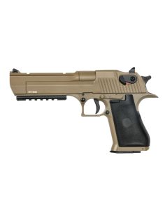 Réplique airsoft CM121S Lipo et Mosfet style Desert Eagle Tan Cyma