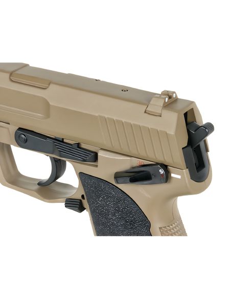 Pack airsoft CM125S Tan Style USP 45 AEP Lipo Tan Électrique (Cyma)