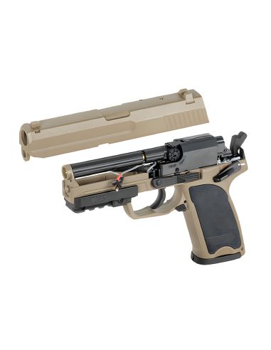 Pack airsoft CM125S Tan Style USP 45 AEP Lipo Tan Électrique (Cyma)