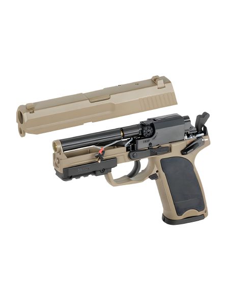 Pack airsoft CM125S Tan Style USP 45 AEP Lipo Tan Électrique (Cyma)