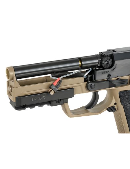 Pack airsoft CM125S Tan Style USP 45 AEP Lipo Tan Électrique (Cyma)